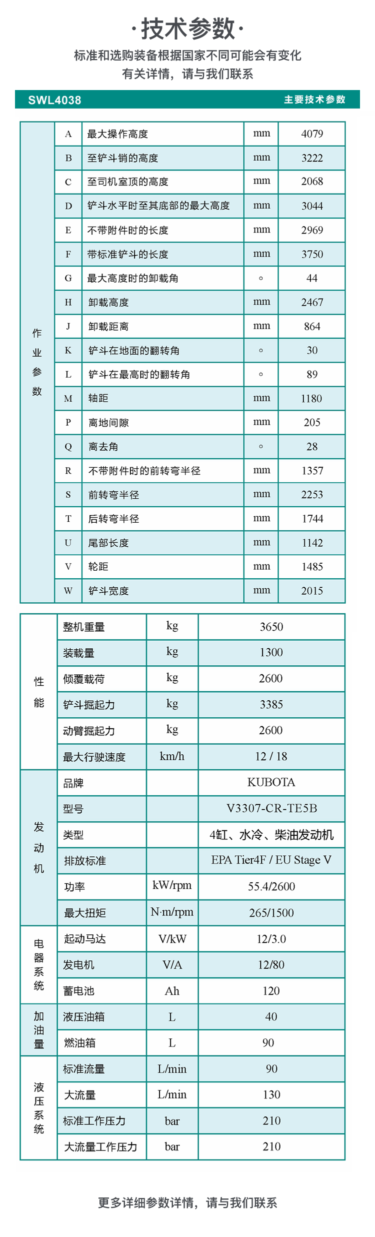 SWL4038 轮式滑移装载机