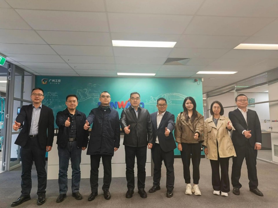 广州工控集团总经理王福铸率队考察金年会金字招牌智能澳大利亚子公司